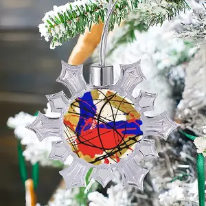 Meghan Christmas Pendant (Transparent Snowflake)