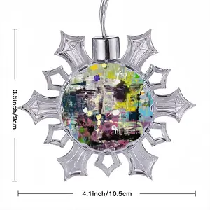 Another Planet Christmas Pendant (Transparent Snowflake)