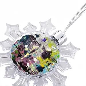 Another Planet Christmas Pendant (Transparent Snowflake)