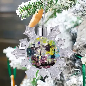 Another Planet Christmas Pendant (Transparent Snowflake)