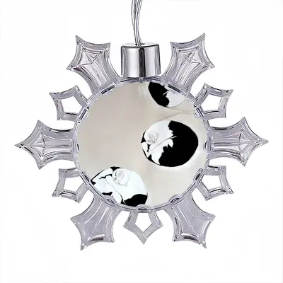 Cats Cosmos Christmas Pendant (Transparent Snowflake)