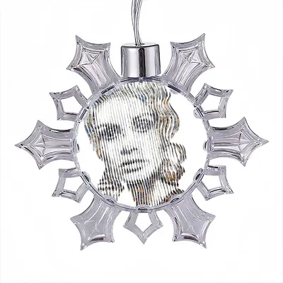 Twiggy Inoubliable Christmas Pendant (Transparent Snowflake)