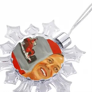 Michael Christmas Pendant (Transparent Snowflake)