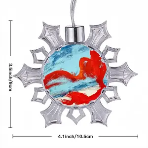 Hurted Feelings Christmas Pendant (Transparent Snowflake)