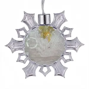 Rainy Day Christmas Pendant (Transparent Snowflake)