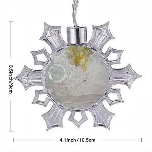 Rainy Day Christmas Pendant (Transparent Snowflake)