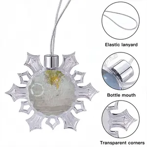 Rainy Day Christmas Pendant (Transparent Snowflake)