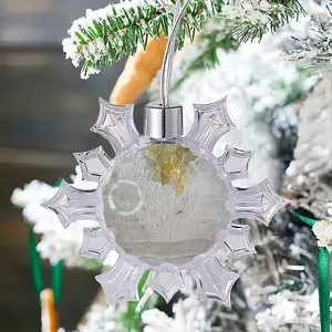 Rainy Day Christmas Pendant (Transparent Snowflake)