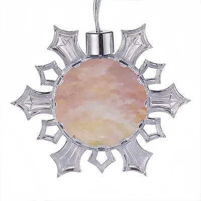 On Barren Paths Christmas Pendant (Transparent Snowflake)