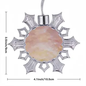 On Barren Paths Christmas Pendant (Transparent Snowflake)