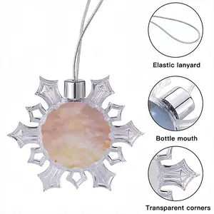 On Barren Paths Christmas Pendant (Transparent Snowflake)