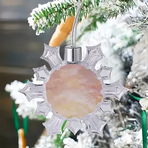 On Barren Paths Christmas Pendant (Transparent Snowflake)