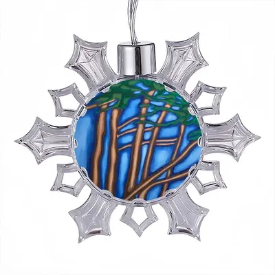 Cypress Christmas Pendant (Transparent Snowflake)