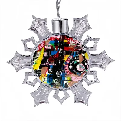 #091 Christmas Pendant (Transparent Snowflake)