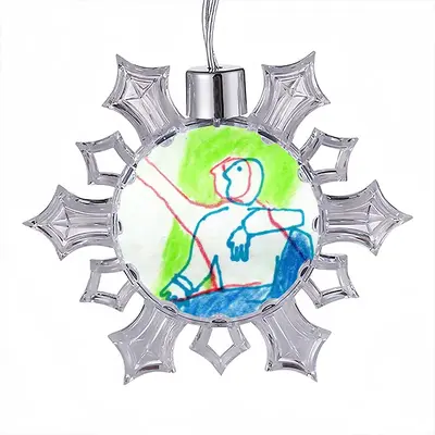 Everyday Micro-Scenes 048 Christmas Pendant (Transparent Snowflake)