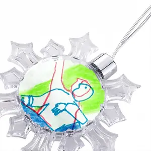 Everyday Micro-Scenes 048 Christmas Pendant (Transparent Snowflake)