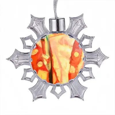 Color Game Christmas Pendant (Transparent Snowflake)