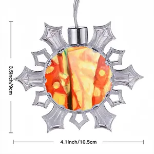 Color Game Christmas Pendant (Transparent Snowflake)