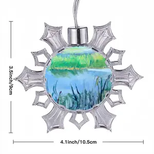 Joint Christmas Pendant (Transparent Snowflake)