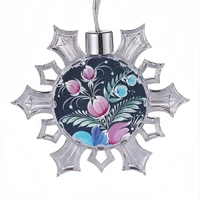 Night Pleasure Christmas Pendant (Transparent Snowflake)