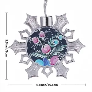 Night Pleasure Christmas Pendant (Transparent Snowflake)