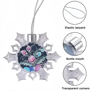 Night Pleasure Christmas Pendant (Transparent Snowflake)