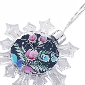 Night Pleasure Christmas Pendant (Transparent Snowflake)