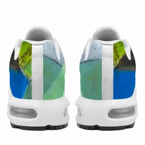 Men Green And Blue With Black And White Air TN-1 Running Shoes