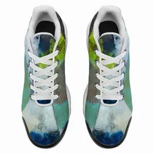 Men Green And Blue With Black And White Air TN-1 Running Shoes