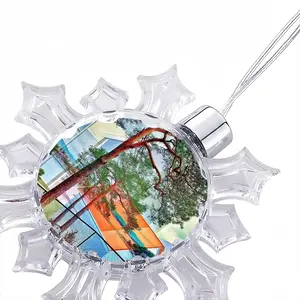 Deep Breath Christmas Pendant (Transparent Snowflake)