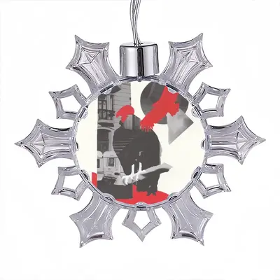 Wwf California Condor Christmas Pendant (Transparent Snowflake)