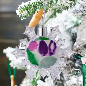 Still Life Christmas Pendant (Transparent Snowflake)