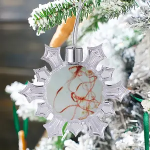 Circus 2 Christmas Pendant (Transparent Snowflake)