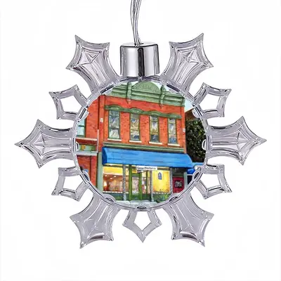 Veith Building Christmas Pendant (Transparent Snowflake)