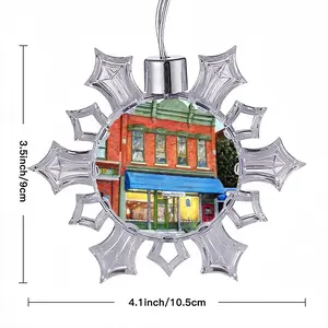 Veith Building Christmas Pendant (Transparent Snowflake)