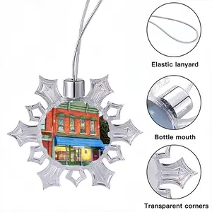 Veith Building Christmas Pendant (Transparent Snowflake)