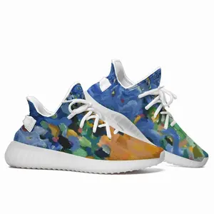 Men Blue Irises Y350V1 Casual Sneakers