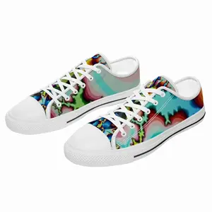 Men Splash Retro Canvas Shoes