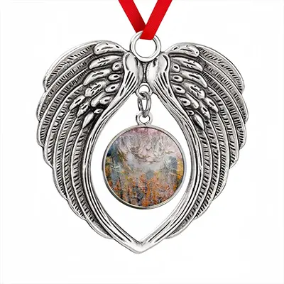 Cauldron Christmas Wings Pendant