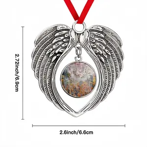 Cauldron Christmas Wings Pendant