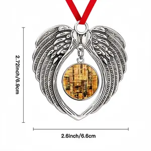 Chocolate Climate Climax Christmas Wings Pendant