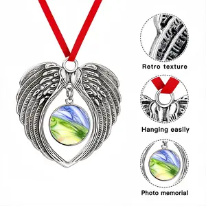 The Sixth Day Christmas Wings Pendant