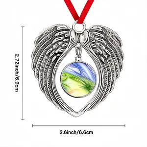 The Sixth Day Christmas Wings Pendant