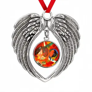 Rachel Christmas Wings Pendant