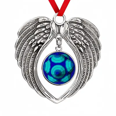 Nautilus Christmas Wings Pendant