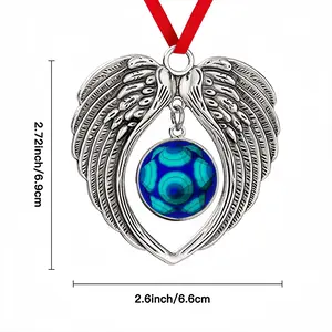 Nautilus Christmas Wings Pendant