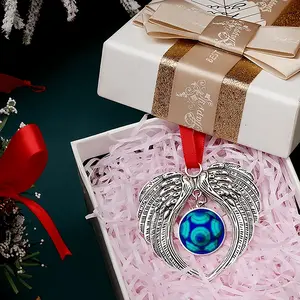 Nautilus Christmas Wings Pendant