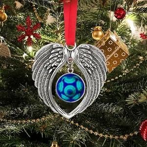 Nautilus Christmas Wings Pendant