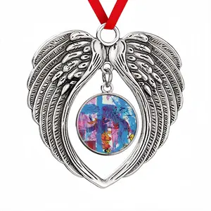 Can'T Pay? Well Take It Away Christmas Wings Pendant