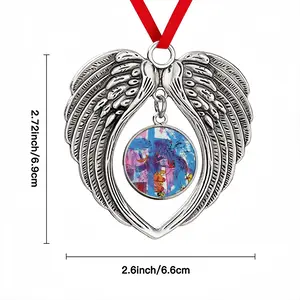 Can'T Pay? Well Take It Away Christmas Wings Pendant